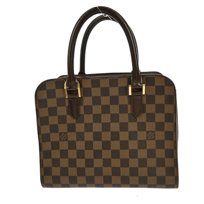 Louis Vuitton Brera Handbag Damier, BROWN, CANVAS, Handbag