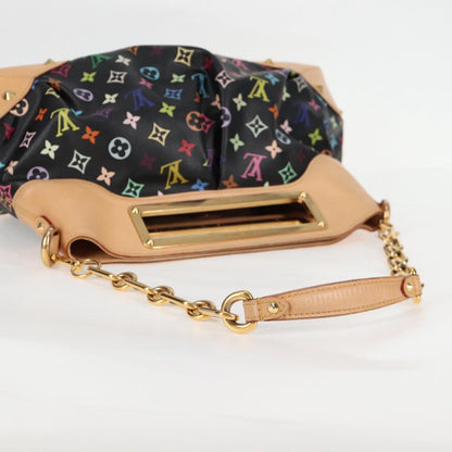 Louis Vuitton Judy Handbag Monogram Multicolor, BLACK, CANVAS, Handbag