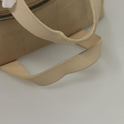 Chanel Chocolate Bar CC Bowler Bag Canvas, BEIGE, CANVAS, Handbag