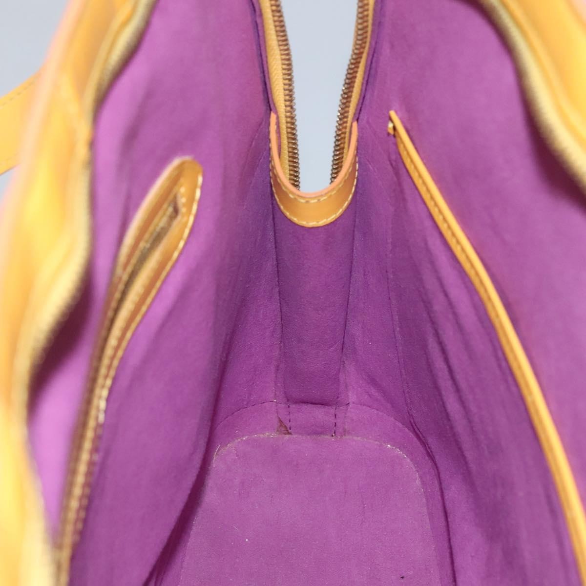 Louis Vuitton Lussac Handbag Epi Leather, YELLOW, LEATHER, Shoulder bag
