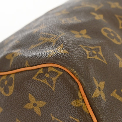 Louis Vuitton Speedy Handbag Monogram Canvas, Brown, Canvas, Handbag