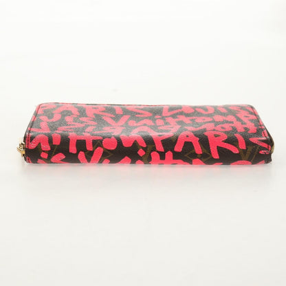 Louis Vuitton Zippy Wallet NM Monogram Graffiti, PINK, CANVAS, Wallets