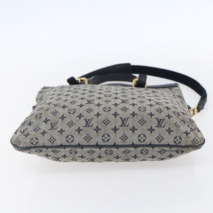 Louis Vuitton Francoise handbag Mini lin, BLUE, CANVAS, Tote bag
