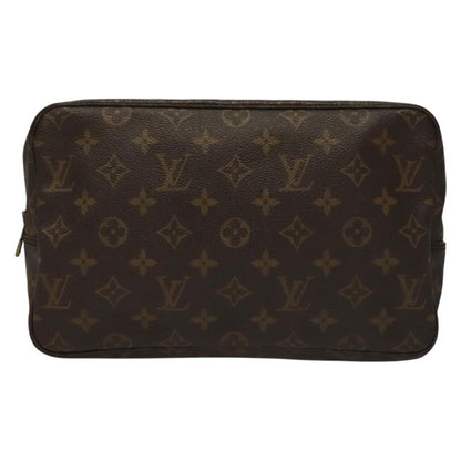 Louis Vuitton Trousse Toilette Monogram Canvas, BROWN, CANVAS, Clutche & pouche