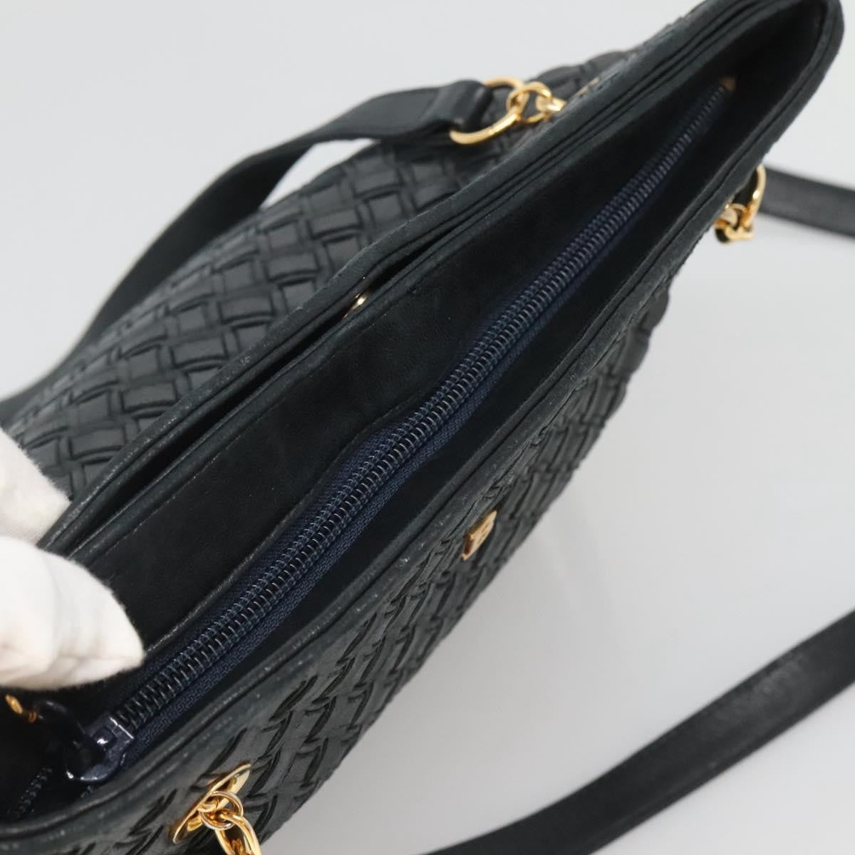 Bally Vintage Shoulder Bag Quilted leather, Black, Leather, Shoulder Bag