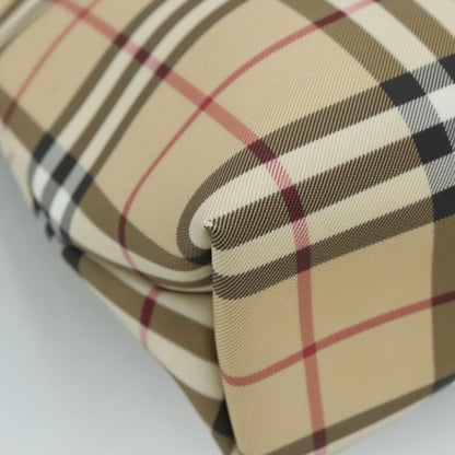 Burberry Top Handle Tote Nova Check Canvas, BEIGE, CANVAS, Tote bag