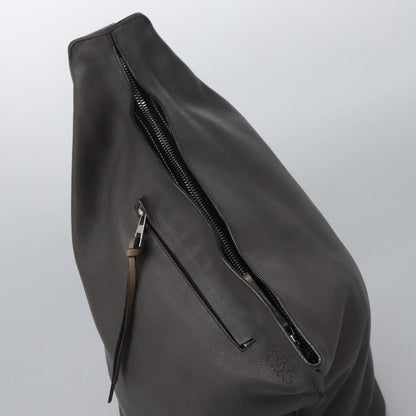Loewe Anton Sling Bag Leather, Gray, Leather, Backpack