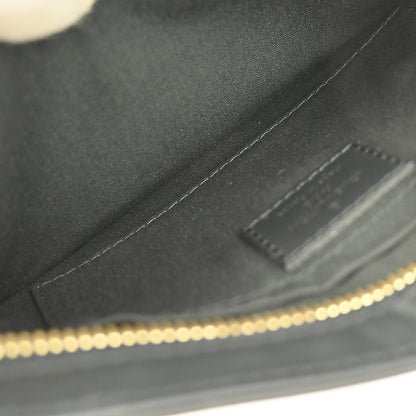 Louis Vuitton Sarvanga Handbag Epi Leather, BLACK, LEATHER, Clutche & pouche