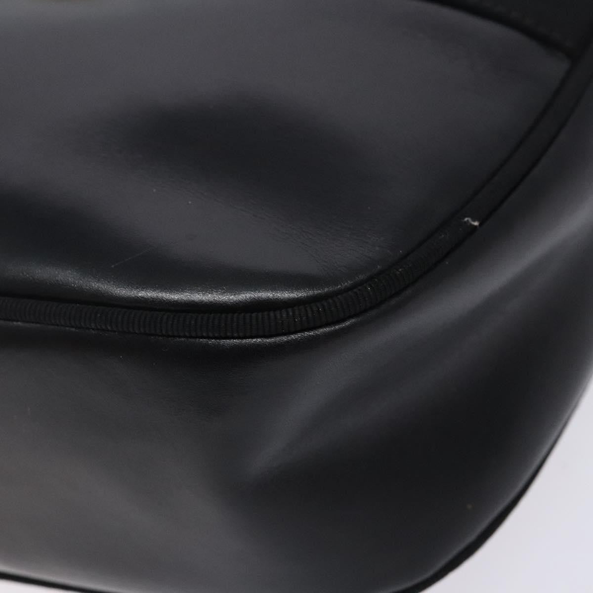 Salvatore Ferragamo Vala Shoulder Bag Leather, BLACK, LEATHER, Shoulder bag