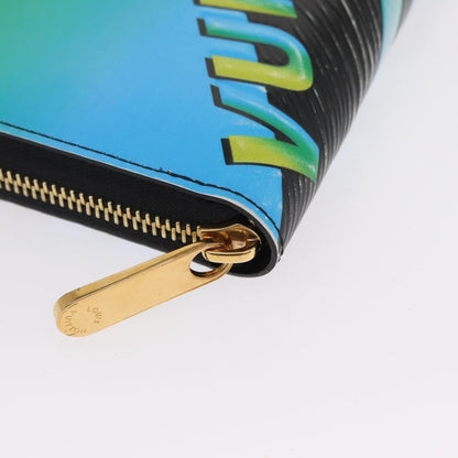 Louis Vuitton Zippy Wallet NM Epi Race édition limitée, Blue, Leather, Wallet