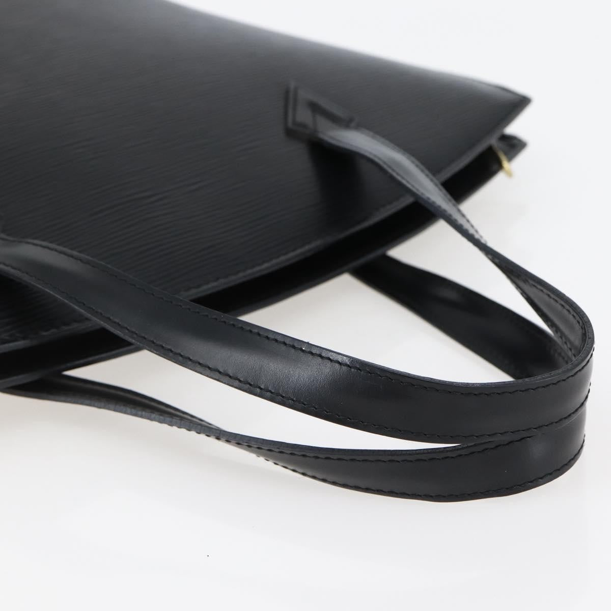 Louis Vuitton Saint Jacques Handbag Epi Leather, BLACK, LEATHER, Handbag