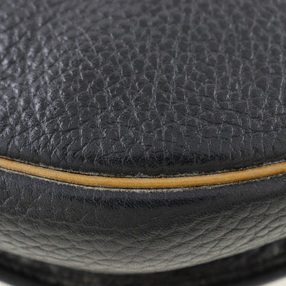 Christian Dior CD Shoulder bag Leather, BLACK, LEATHER, Shoulder bag