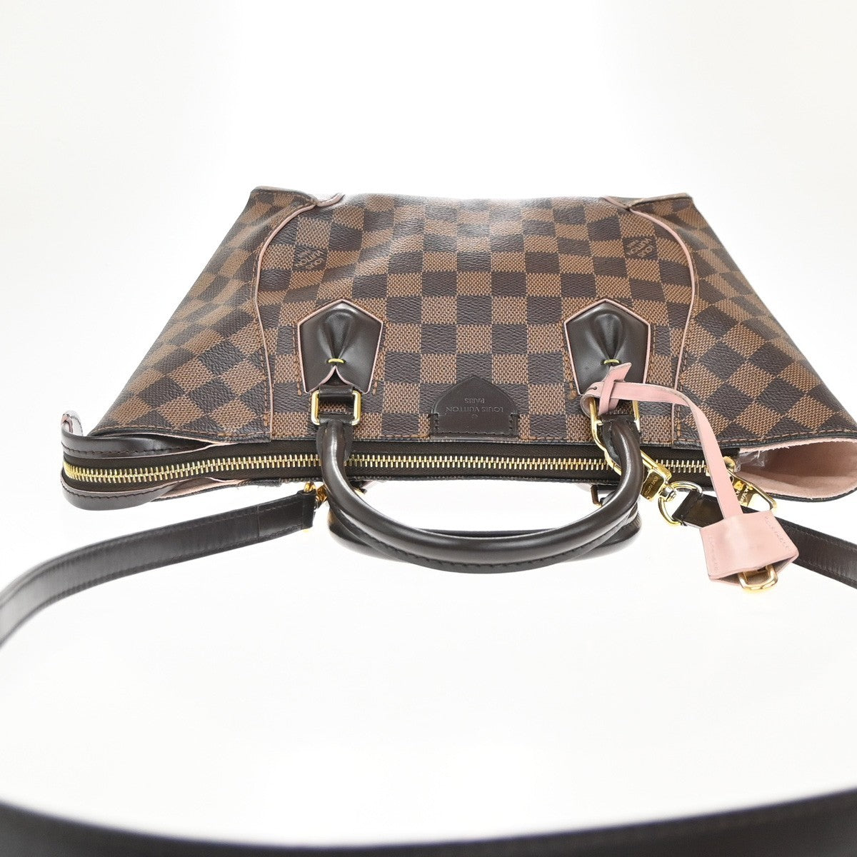 Louis Vuitton Caissa Tote Damier, BROWN, CANVAS, Handbag