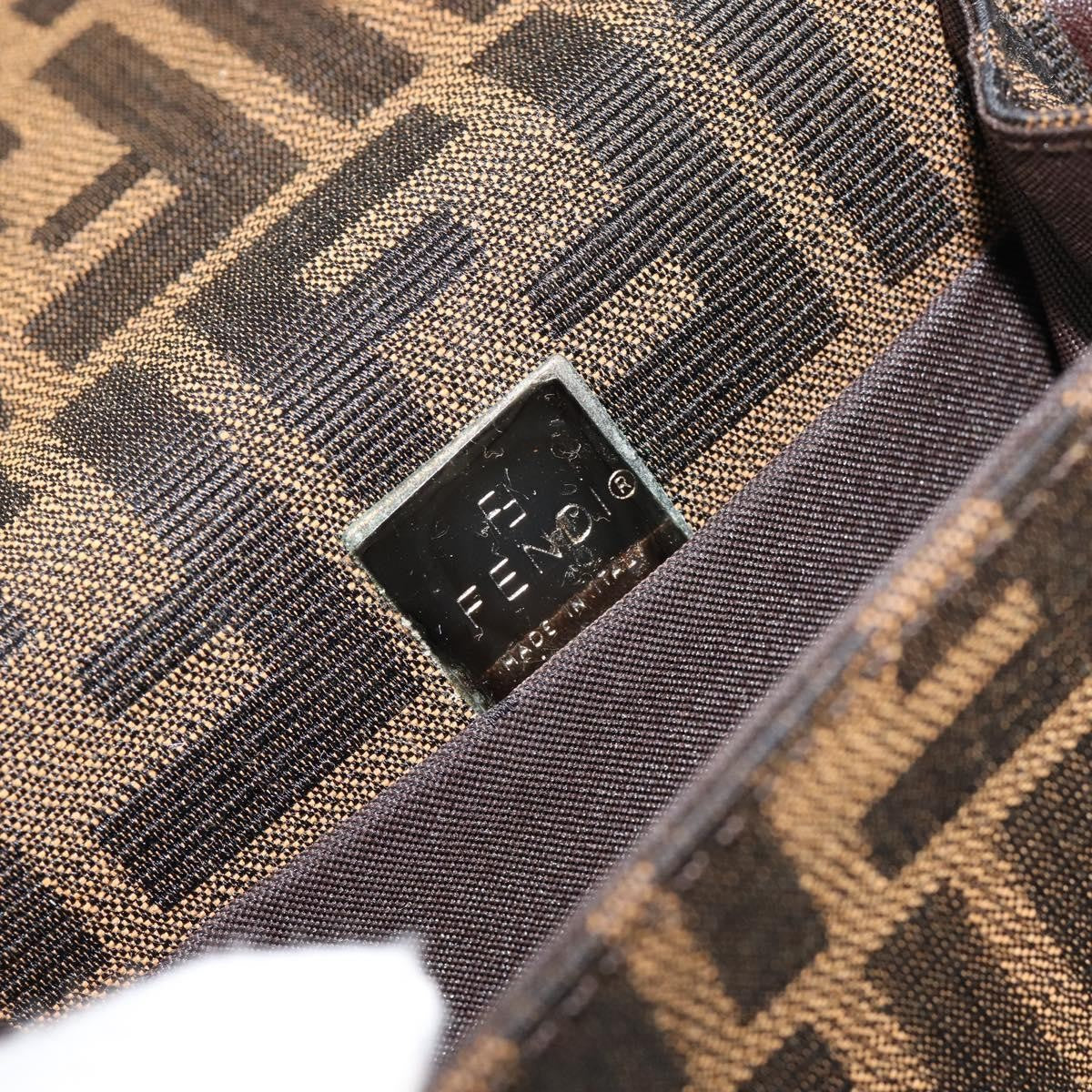 Fendi Vintage Flap Clutch Zucca canvas, BROWN, CANVAS, Clutche & pouche