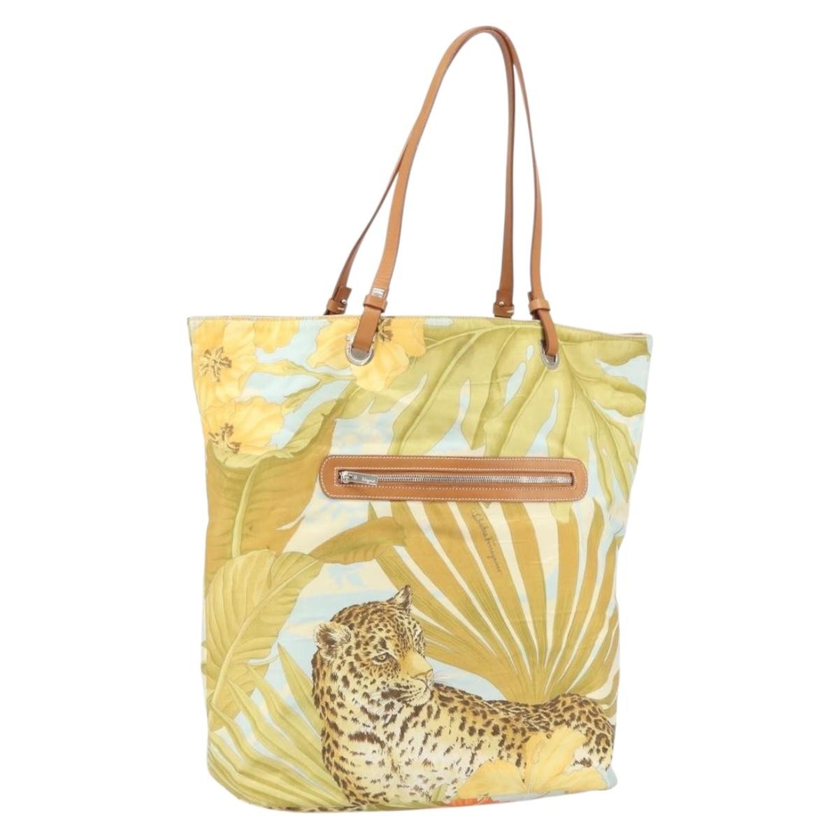 Salvatore Ferragamo Vintage Tote bag Nylon, Multicolour, Nylon, Tote Bag