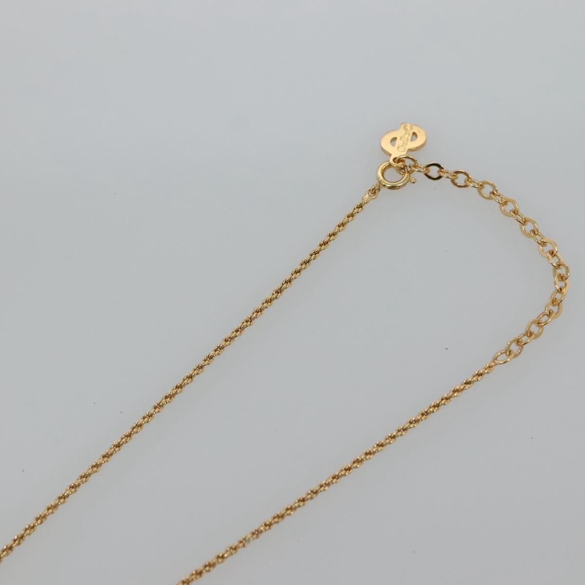 Christian Dior CD Logo necklace Metal, GOLD, METAL, Necklace