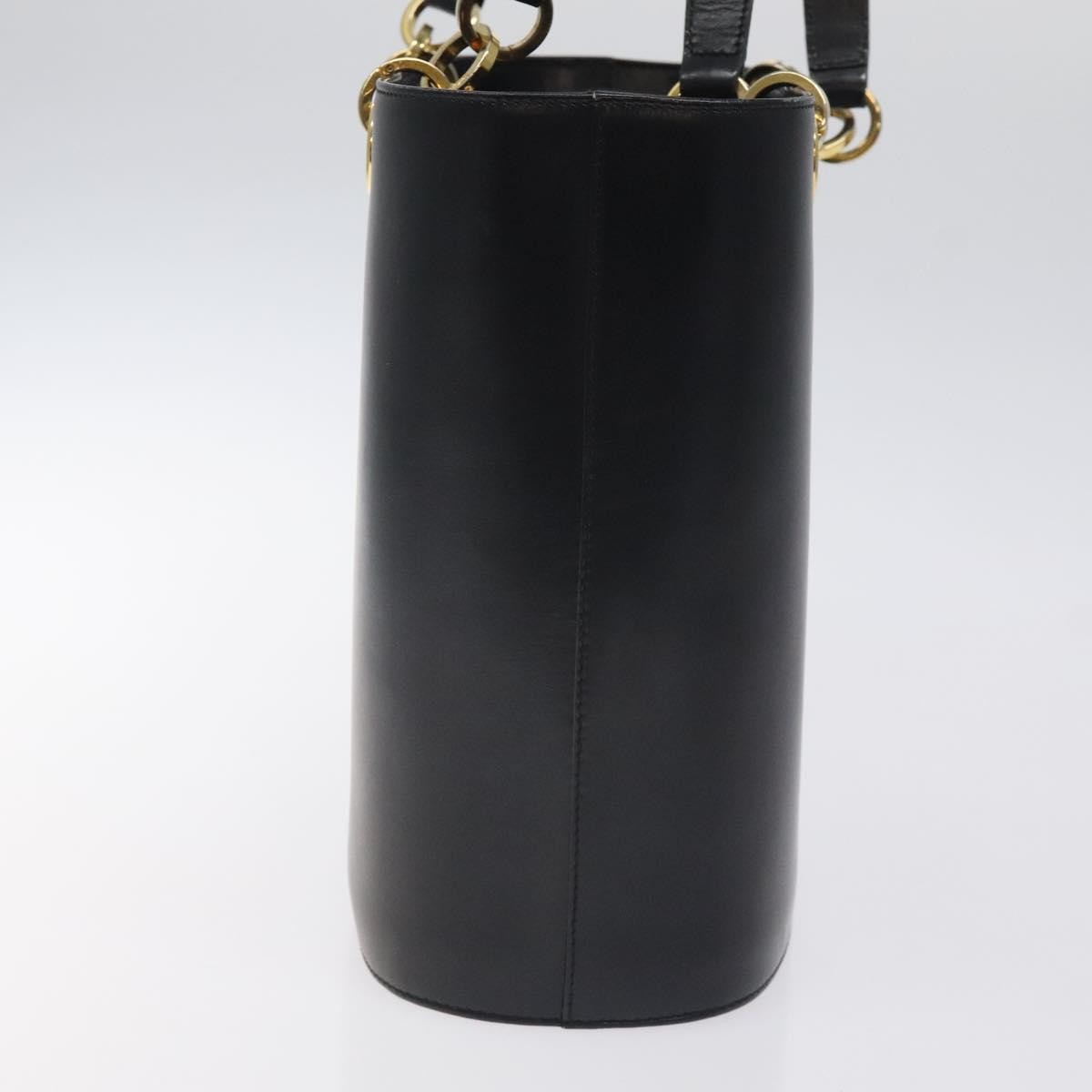 Salvatore Ferragamo Vintage Tote bag Leather, BLACK, LEATHER, Tote bag