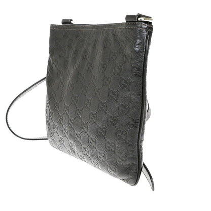 Gucci Guccissima Shoulder bag, Brown, Leather, Shoulder Bag