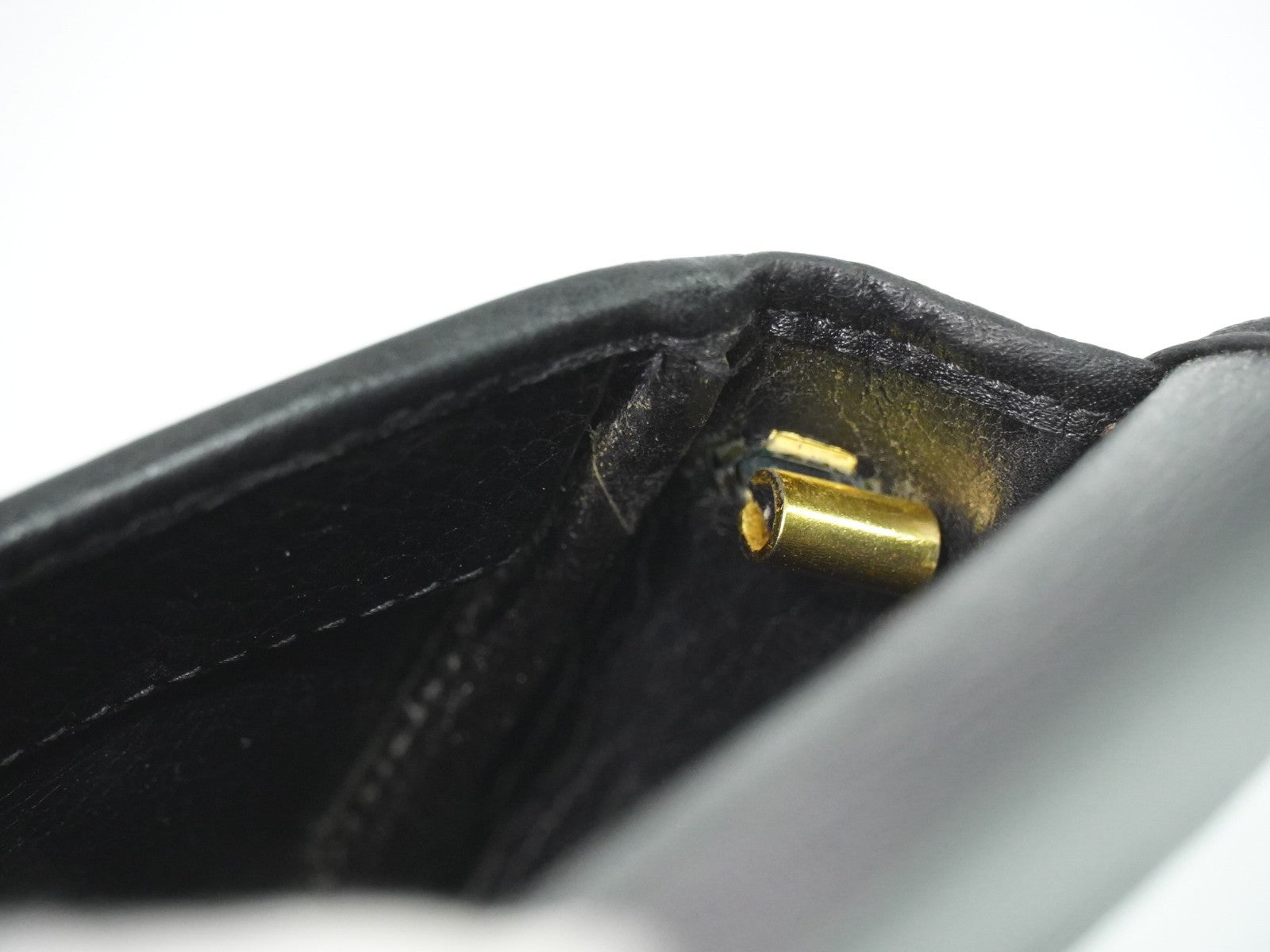 Christian Dior Vintage Shoulder Bag Leather, Black, Leather, Shoulder Bag
