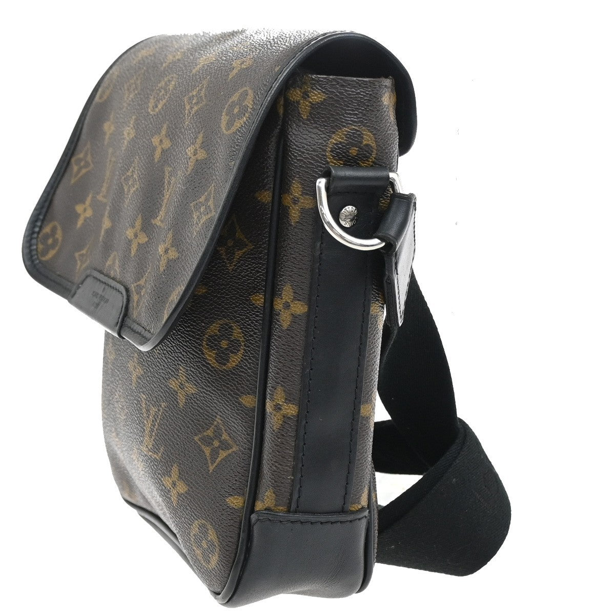 Louis Vuitton Bass Messenger Bag Macassar Monogram Canvas, BROWN, CANVAS, Shoulder bag
