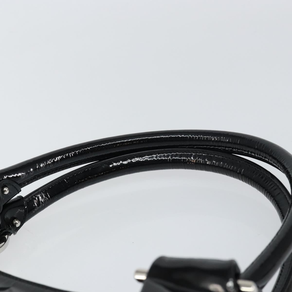 Salvatore Ferragamo Gancini Tote Patent leather, BLACK, PATENT_LEATHER, Tote bag
