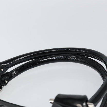 Salvatore Ferragamo Gancini Tote Patent leather, BLACK, PATENT_LEATHER, Tote bag