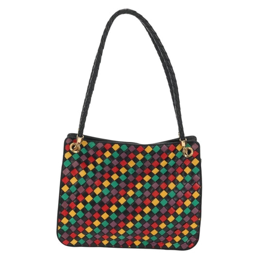 Bottega Veneta Intrecciato Shoulder bag Leather, MULTICOLOUR, LEATHER, Shoulder bag