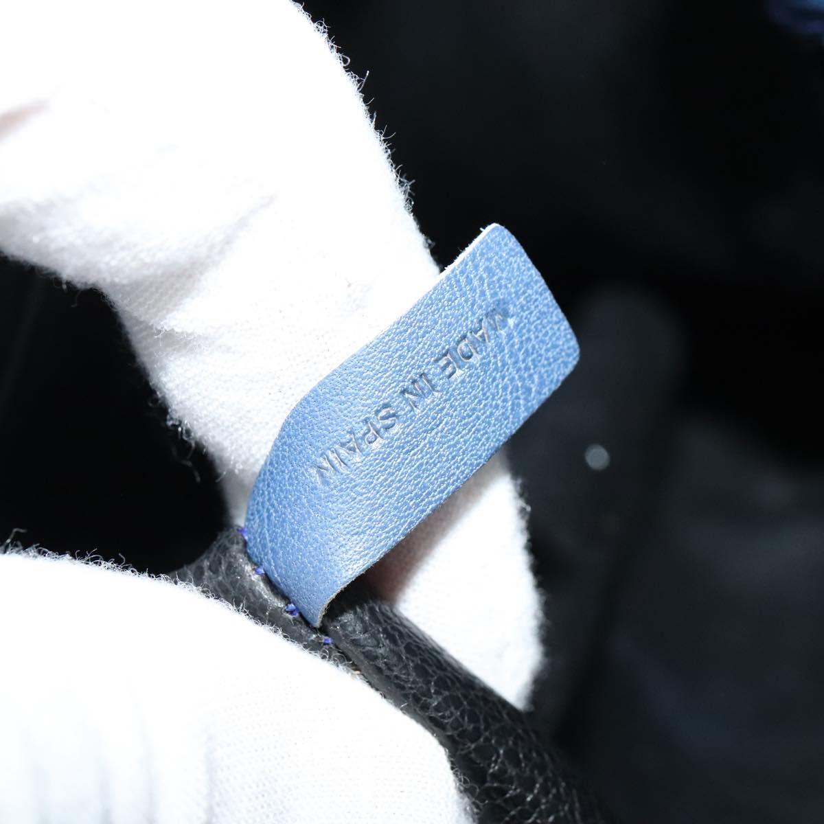 Christian Dior Vintage Flap Backpack Leather, BLUE, LEATHER, Backpack