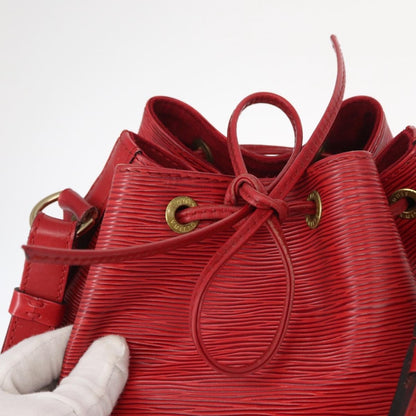Louis Vuitton Petit Noe NM Handbag Epi Leather, RED, LEATHER, Shoulder bag