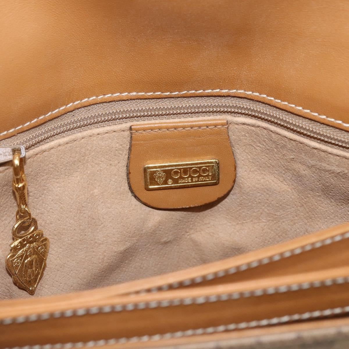 Gucci Micro GG supreme shoulder bag GG canvas, BEIGE, CANVAS, Shoulder bag