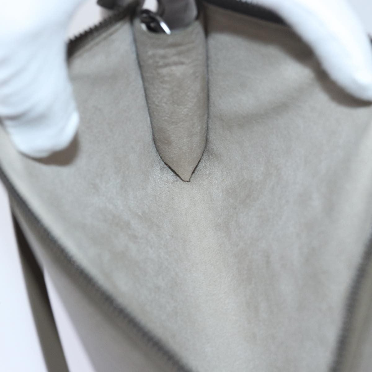 Louis Vuitton Pochette Accessoires Epi Leather, GRAY, LEATHER, Clutche & pouche