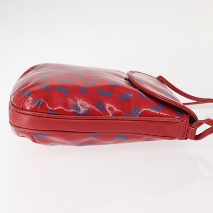 Bottega Veneta Butterfly shoulder bag PVC with Leather, RED, PVC, Shoulder bag