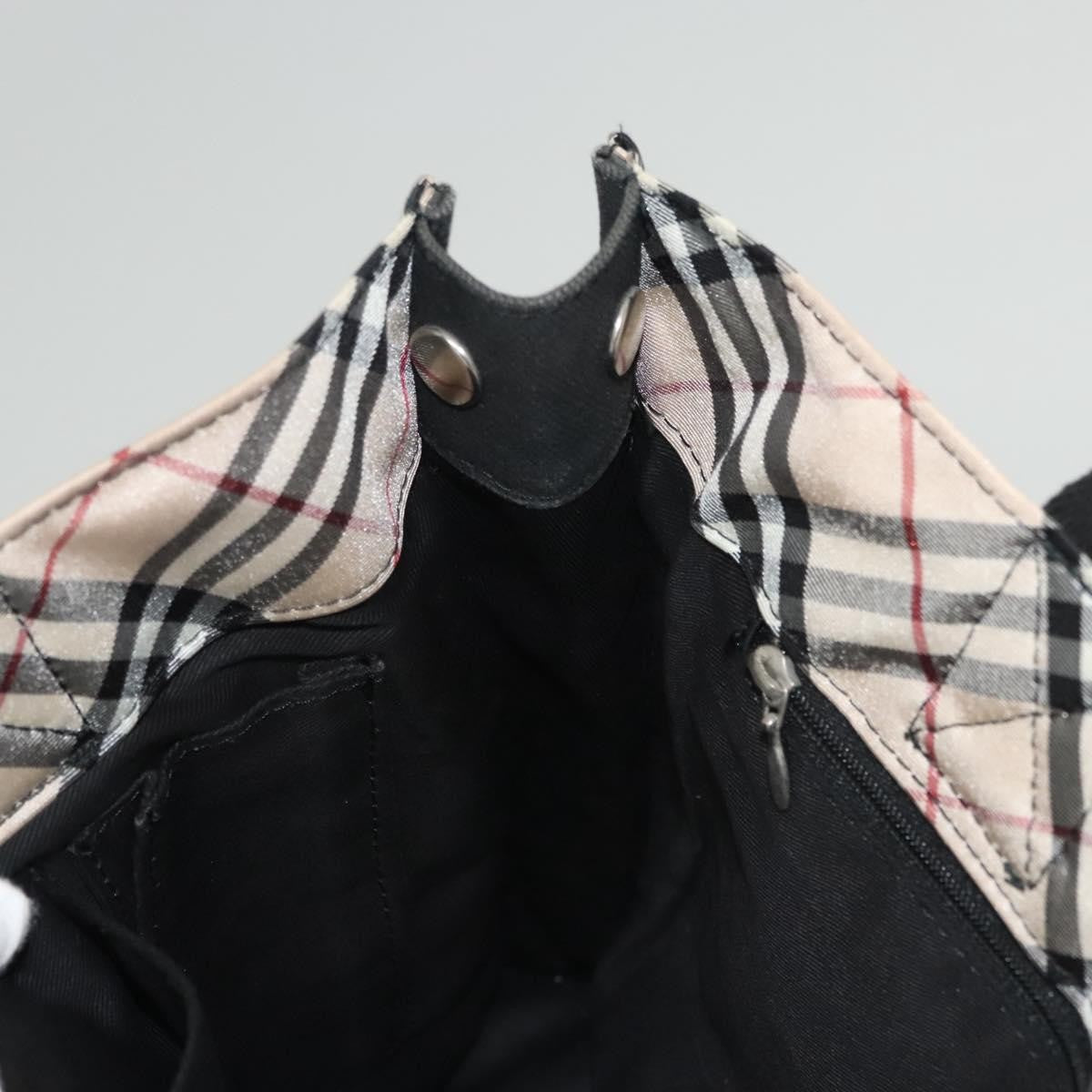 Burberry Nova Check Tote canvas check pattern, BLACK, CANVAS, Tote bag