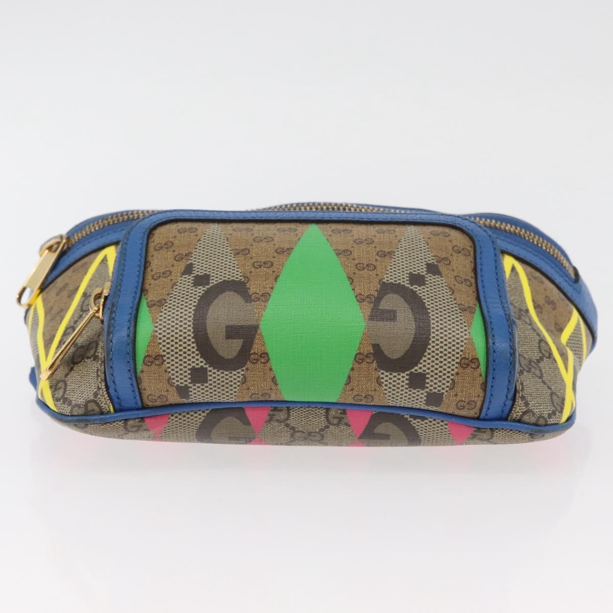 Gucci GG Supreme Belt Bag GG Coated Canvas and Leather, Multicolour, PVC, Crossbody Bag