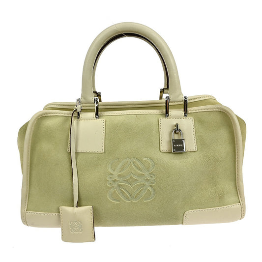 Loewe Amazona Bag Suede, BEIGE, SUEDE, Handbag