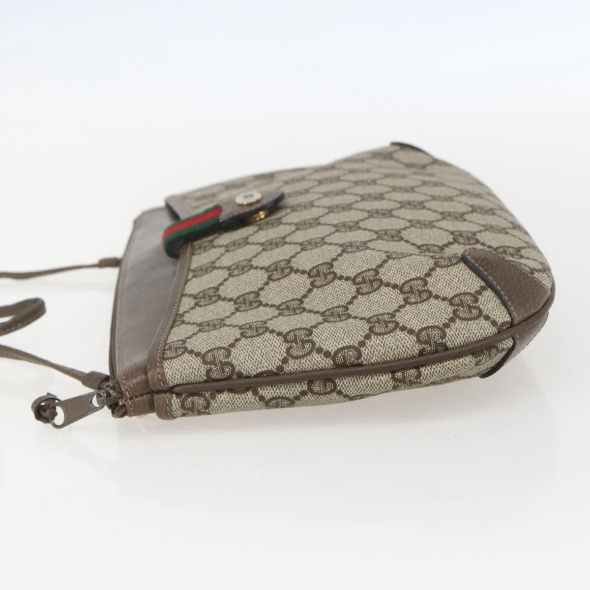 Gucci Vintage Web Crossbody Bag GG Coated Canvas, BEIGE, CANVAS, Shoulder bag