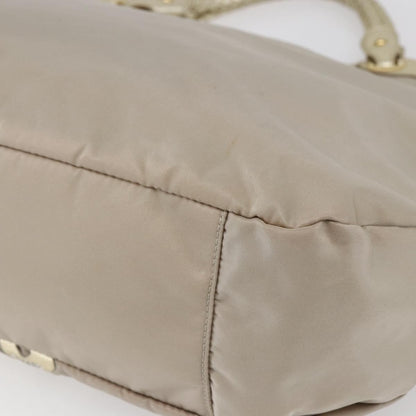 Salvatore Ferragamo Vintage Top handle handbag Nylon, BEIGE, NYLON, Tote bag