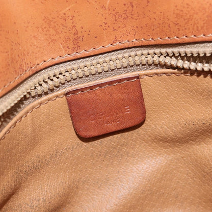 Celine Macadam Shoulder Bag PVC Leather, BROWN, PVC, Shoulder bag