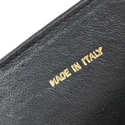 Chanel Vintage CC Full Flap Bag Quilted Lambskin, BLACK, LEATHER, Shoulder bag