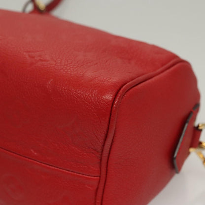Louis Vuitton Speedy Bandouliere NM Bag Monogram Empreinte Leather, RED, LEATHER, Handbag