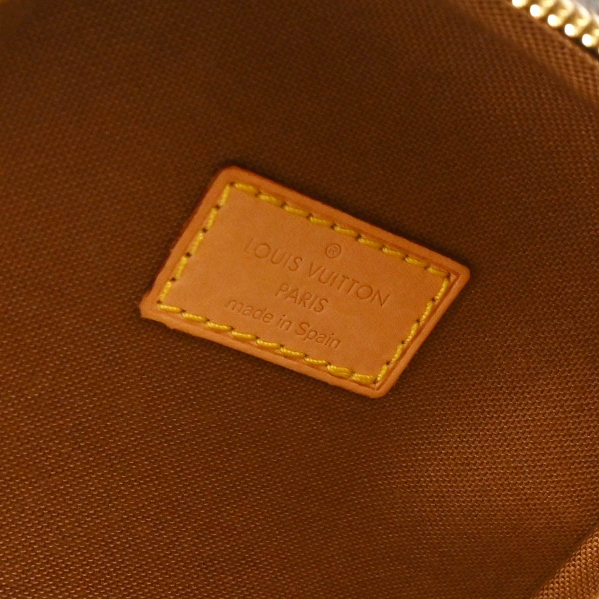Louis Vuitton Pochette Gange Monogram Canvas, BROWN, CANVAS, Clutche & pouche