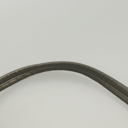 Chanel Biarritz Hobo Quilted Coated Canvas, SILVER, CANVAS, Shoulder bag