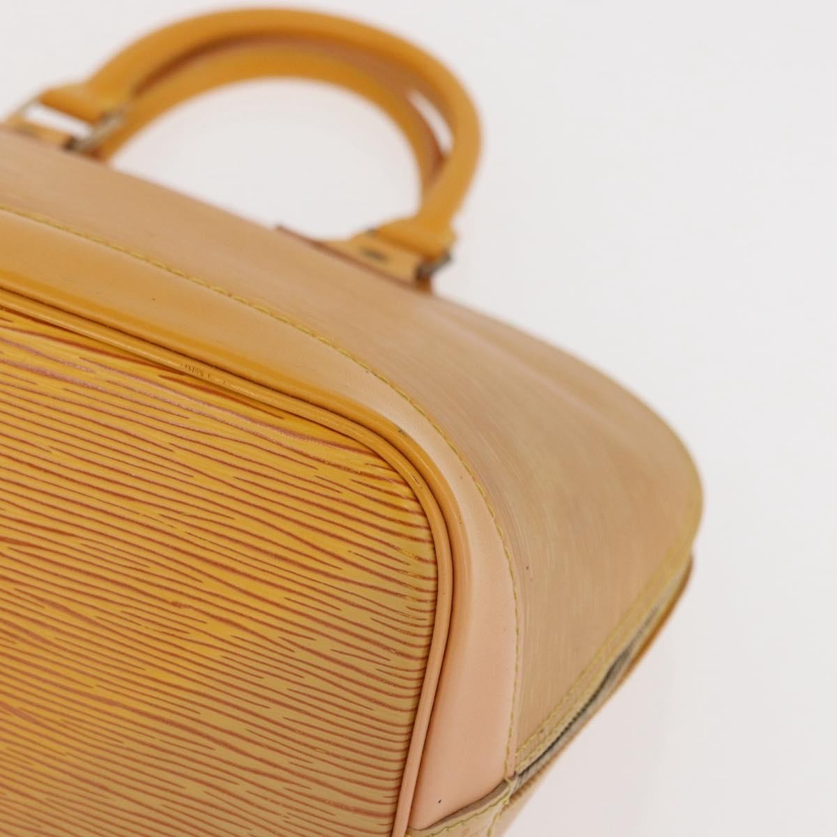 Louis Vuitton Alma Handbag Epi Leather, YELLOW, LEATHER, Handbag