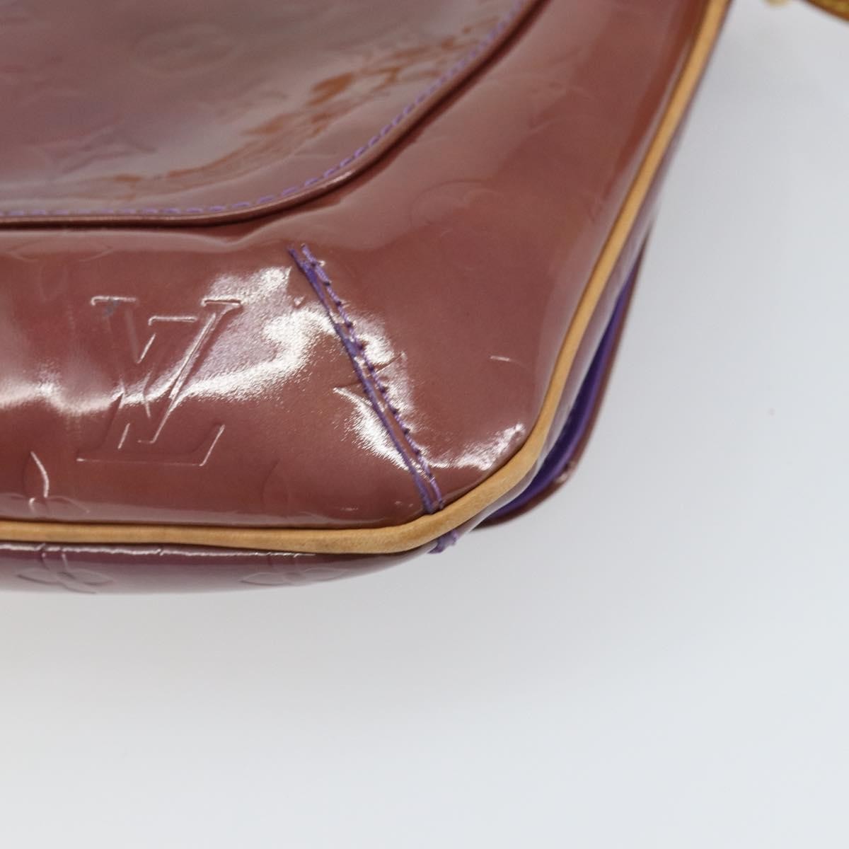 Louis Vuitton Thompson Street Handbag Monogram Vernis, PURPLE, PATENT_LEATHER, Shoulder bag