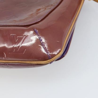 Louis Vuitton Thompson Street Handbag Monogram Vernis, PURPLE, PATENT_LEATHER, Shoulder bag