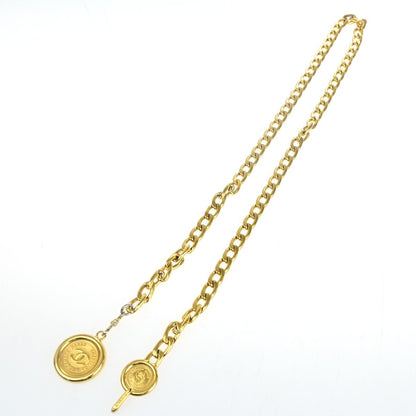 Chanel Vintage Medallion Chain Belt Metal, GOLD, GOLD_PLATED, Belts