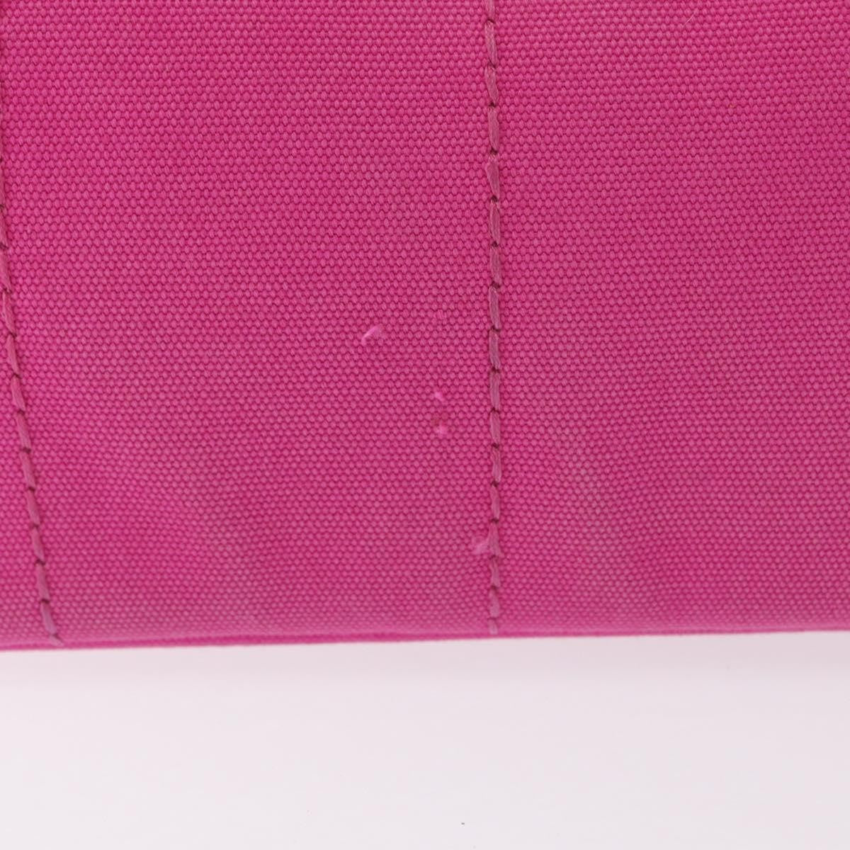 Prada Canapa Open Tote Canvas, PINK, CANVAS, Tote bag