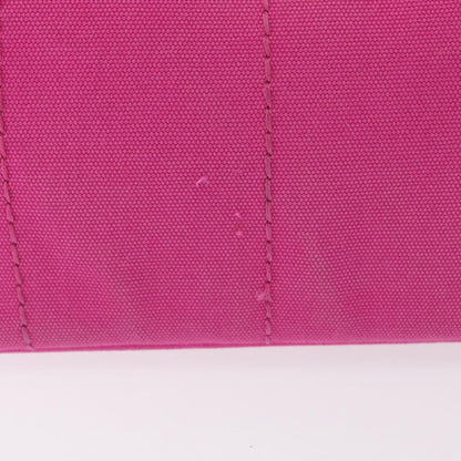 Prada Canapa Open Tote Canvas, PINK, CANVAS, Tote bag