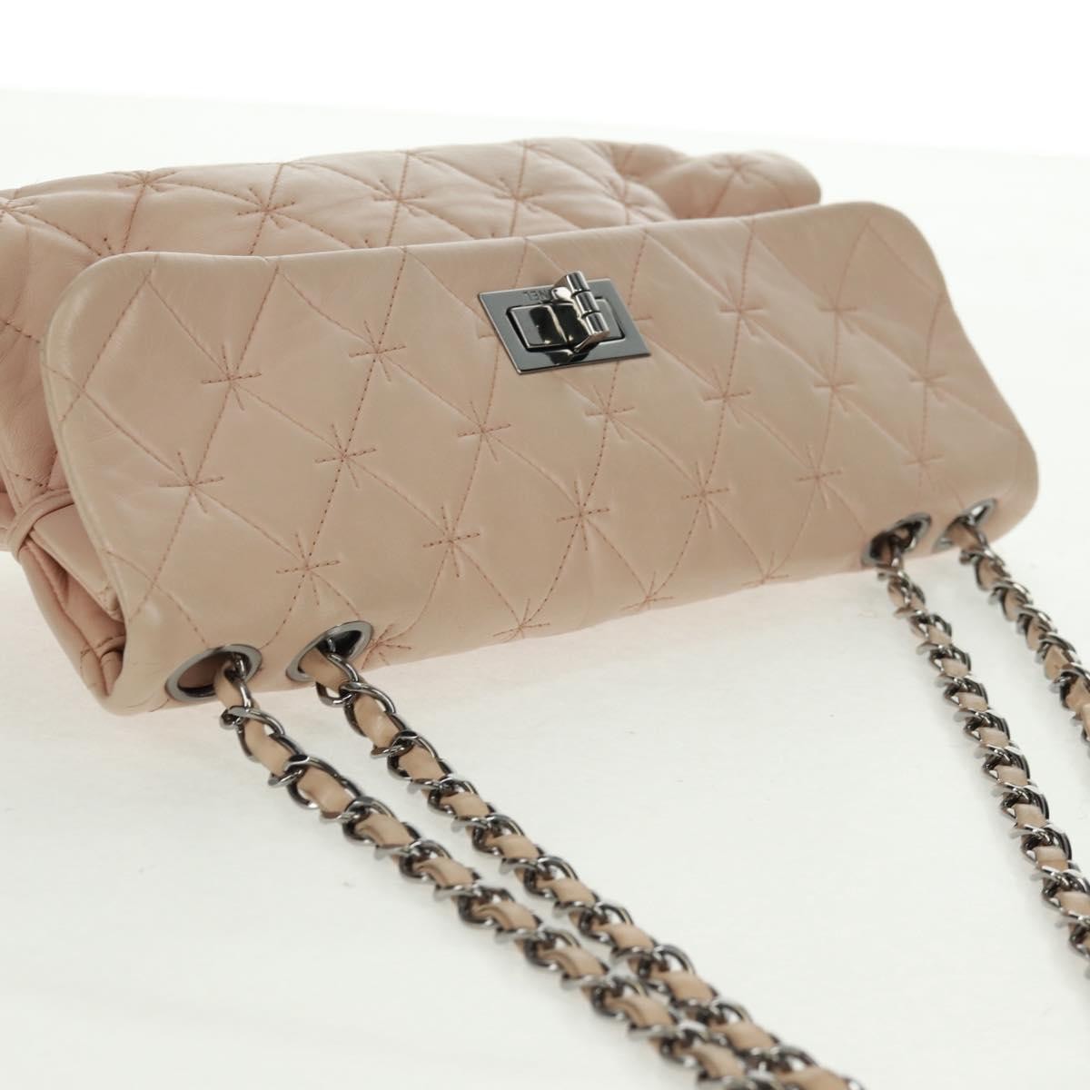 Chanel 2.55 Shoulder bag Leather, PINK, LEATHER, Shoulder bag