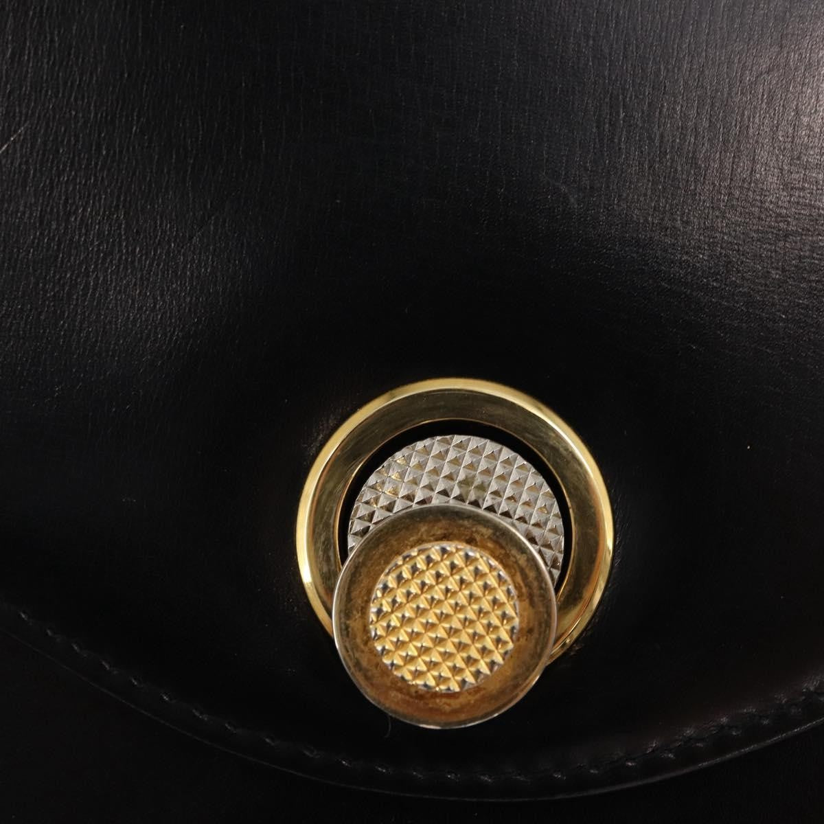 Gucci Vintage Shoulder Bag Leather, BLACK, LEATHER, Shoulder bag